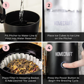 Homecraft fast-brewing system delivers beverages in under ten minutes.