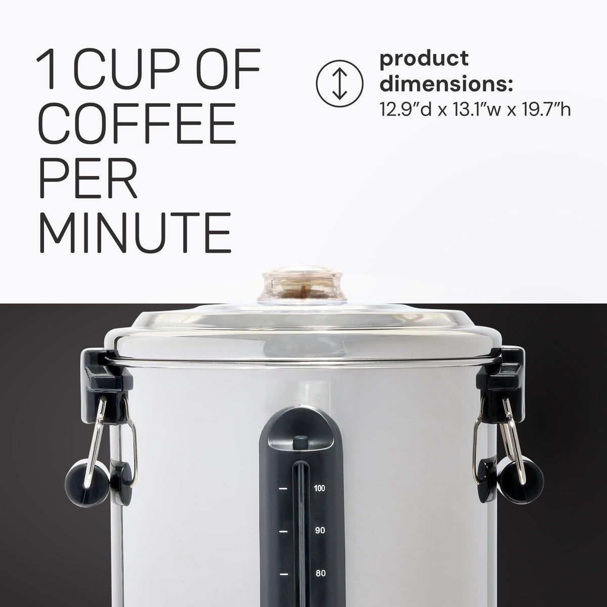 Homecraft fast brewing rate delivers quick servings at events