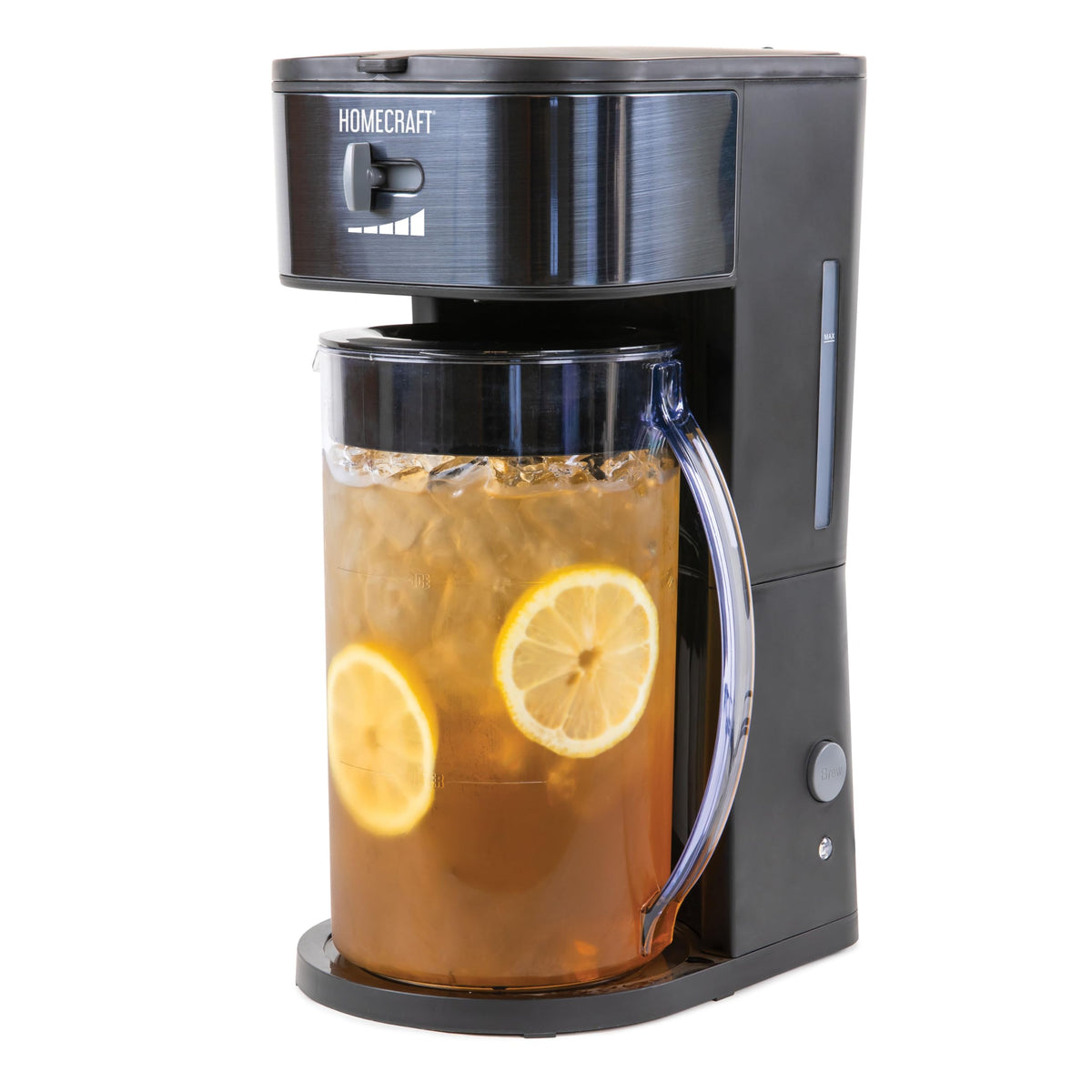 Homecraft removable filter basket enables fresh-ground brewing for iced drinks
