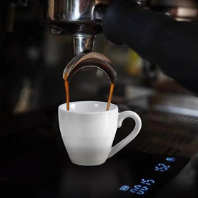 HomEdge 80 ml espresso cups with saucers for single or double shots