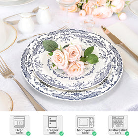 HomeElves dessert porcelain plate highlighting durability and scratch resistance