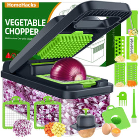 HomeHacks Vegetable Chopper blade set for versatile slicing and dicing.