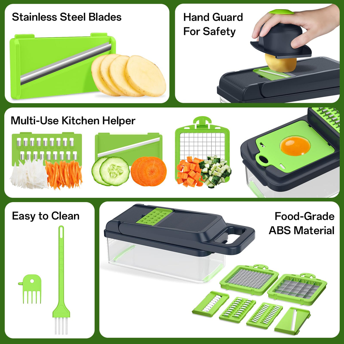 HomeHacks hand guard protects fingers while chopping quickly.