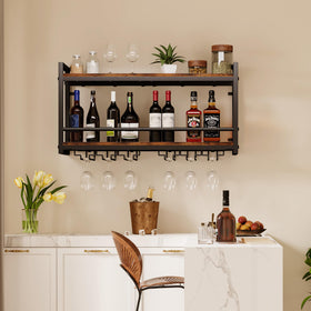Homeiju bar-and-pantry wine rack complements hotels and offices.