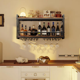 Homeiju dining-room display emphasizes industrial vintage style.
