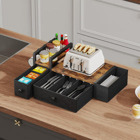Homeiju adjustable drawer dividers adapt to tea and coffee capsules