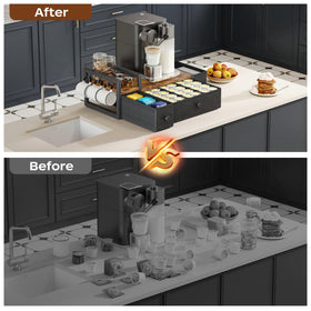 Homeiju gift-ready coffee organizer ideal for coffee lovers