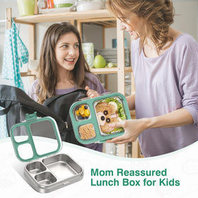 HOMEKOL dishwasher-safe tray with removable silicone ring for easy cleaning.