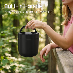 HOMEKOL Thermo fold-down handle makes carrying easy.