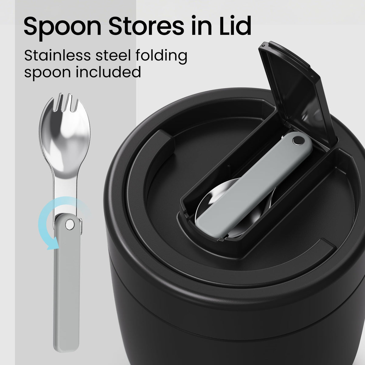 HOMEKOL Thermo stainless steel body highlights durable everyday use.
