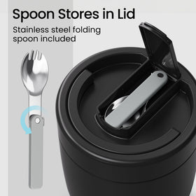 HOMEKOL Thermo stainless steel body highlights durable everyday use.