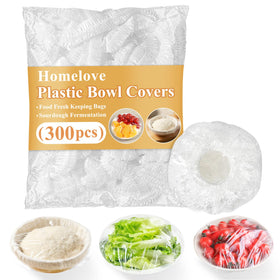 Homelove elastic bowl covers stretch to fit many bowls for reusable kitchen protection.