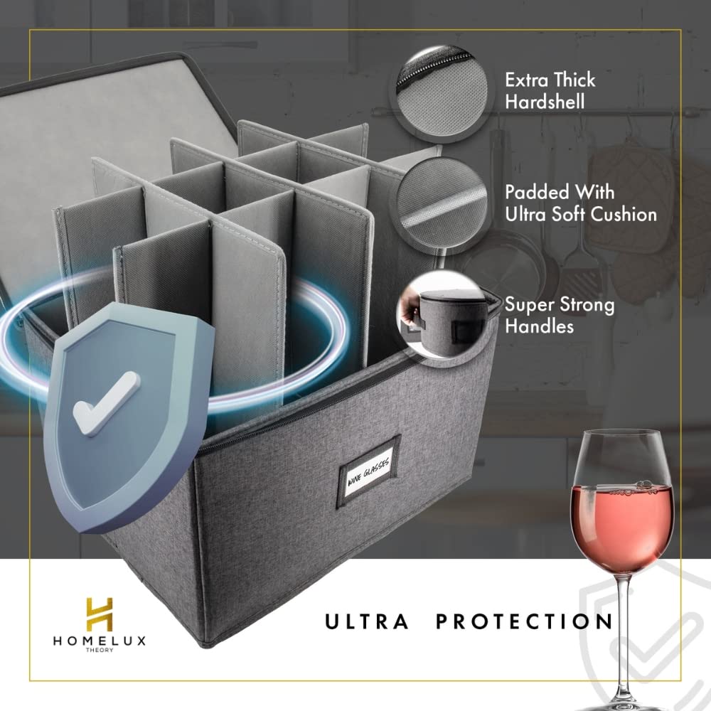 HOMELUX THEORY coffee mug storage keeps mugs secure during transport.