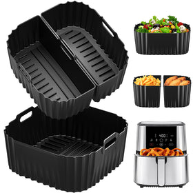 HOMELYLIFE 2-in-1 liner for square basket demonstrates multitasking capabilities