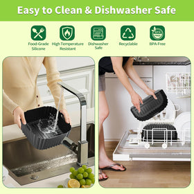 HOMELYLIFE BPA-free food-grade silicone for safe reuse