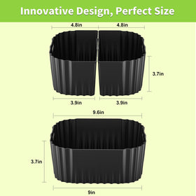 HOMELYLIFE Non-stick surface eases food release during cooking