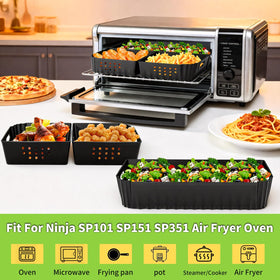 HOMELYLIFE 3-pack design for Ninja SP101 enables multi-dish capability.