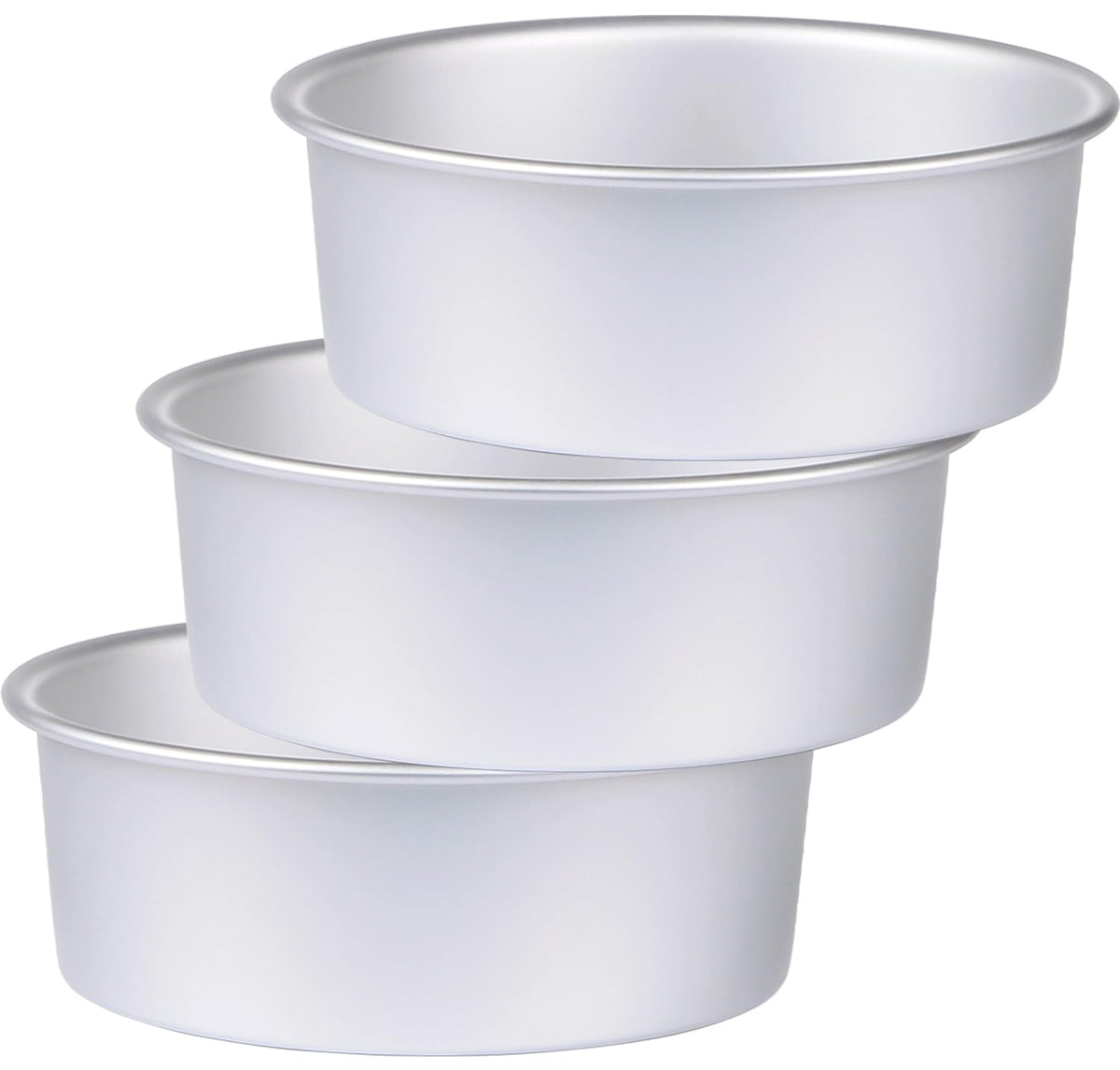 HomeMall 9-inch round cake pan set for layering cakes and easier baking.