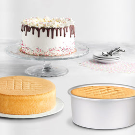 HomeMall dishwasher-safe cake pan makes cleanup hassle-free.