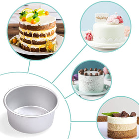 HomeMall aluminum pan provides uniform heat for consistent bakes.