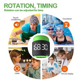 Homemelinda Table Twist Timer lets you choose silent, medium, or loud alarms.