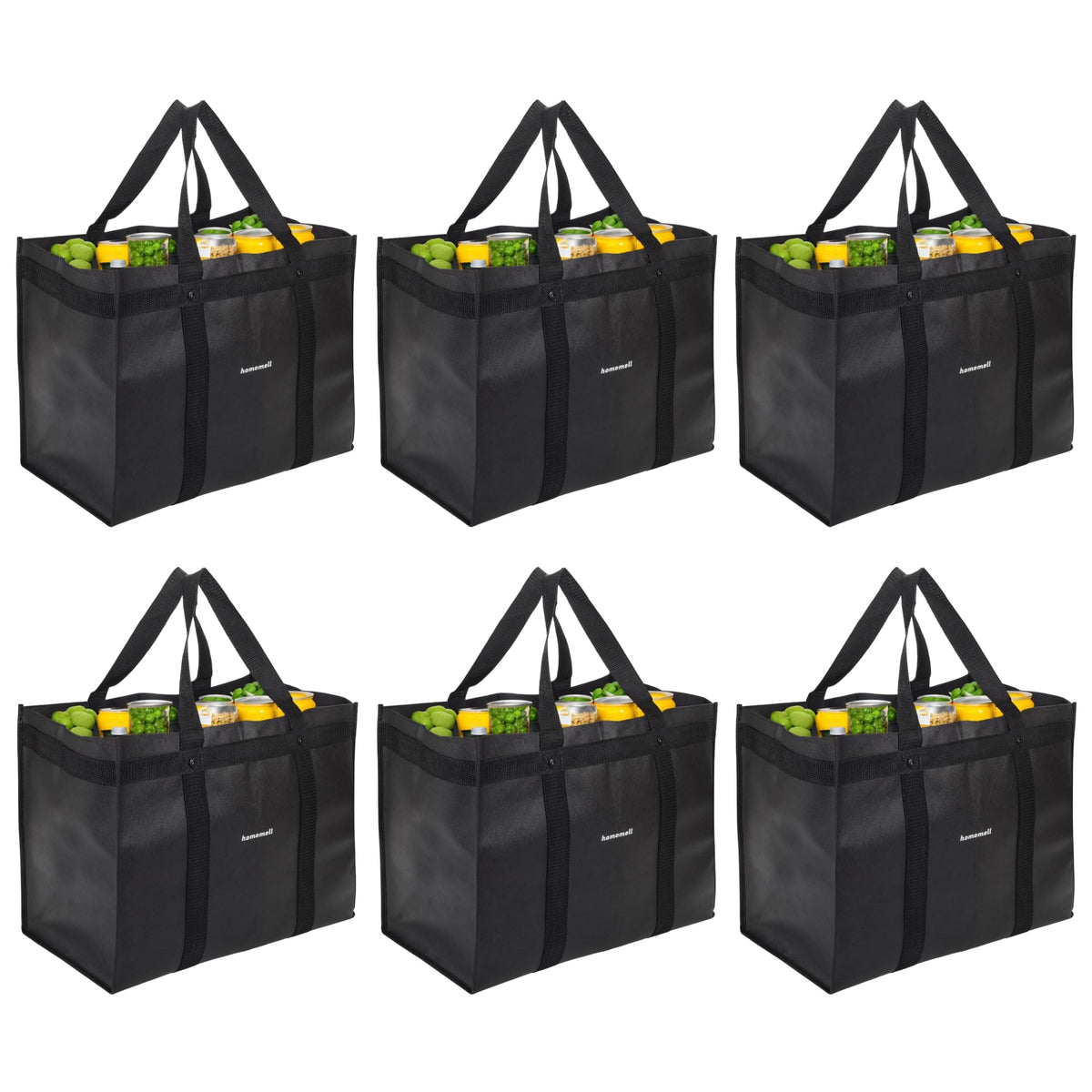 Homemell heavy duty bags for groceries and errands