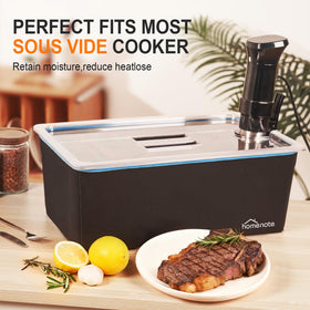 HOMENOTE neoprene insulated sleeve reduces heat loss during cooking