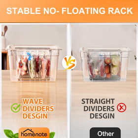 HOMENOTE rack elevates bags to improve water flow and heating uniformity