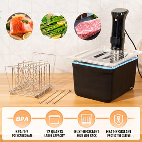 HOMENOTE neoprene sleeve preserves heat for faster, energy-efficient cooking