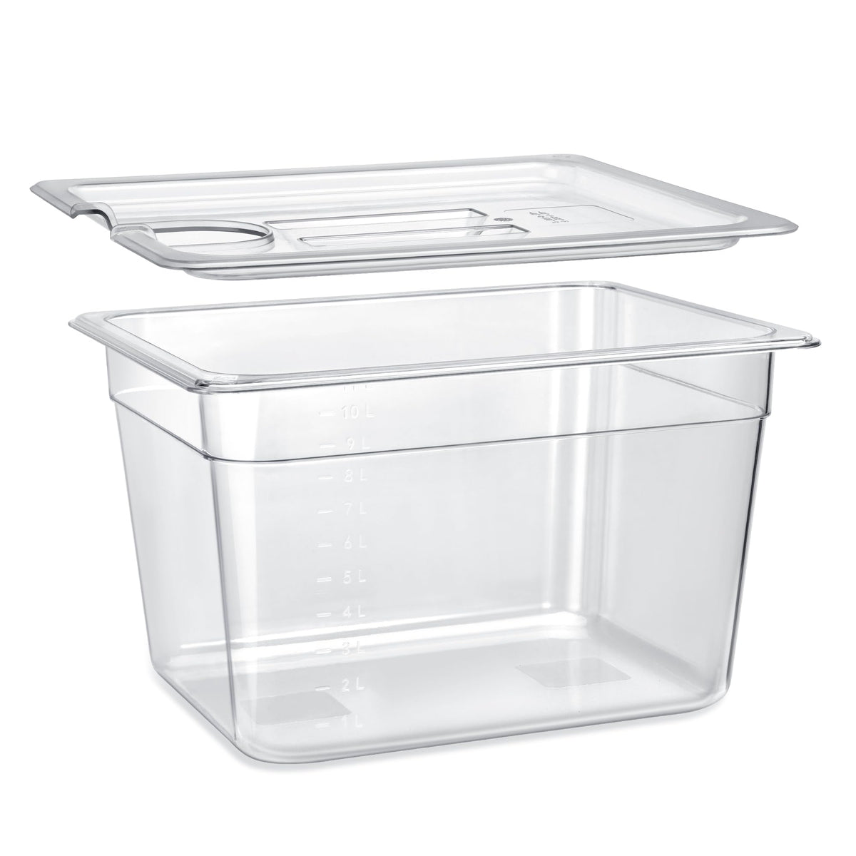 HOMENOTE 12-quart sous vide container with lid for stable water temperature