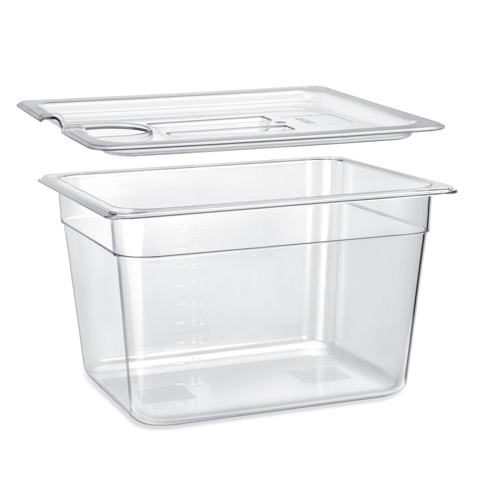 HOMENOTE 12-quart sous vide container with lid for stable water temperature
