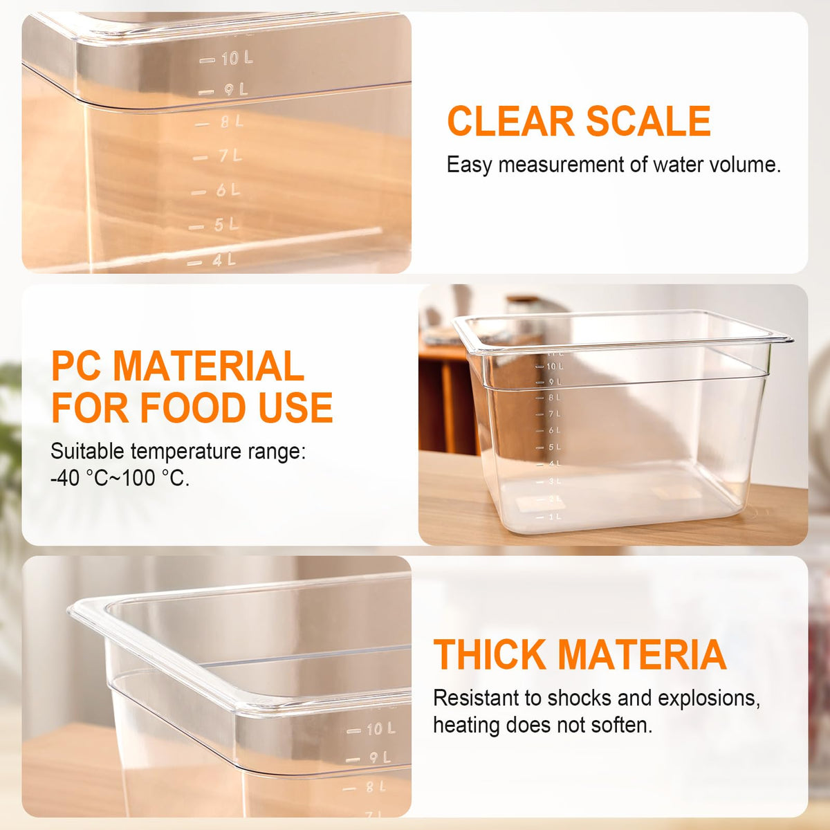 HOMENOTE durable PET material withstands heating and daily use