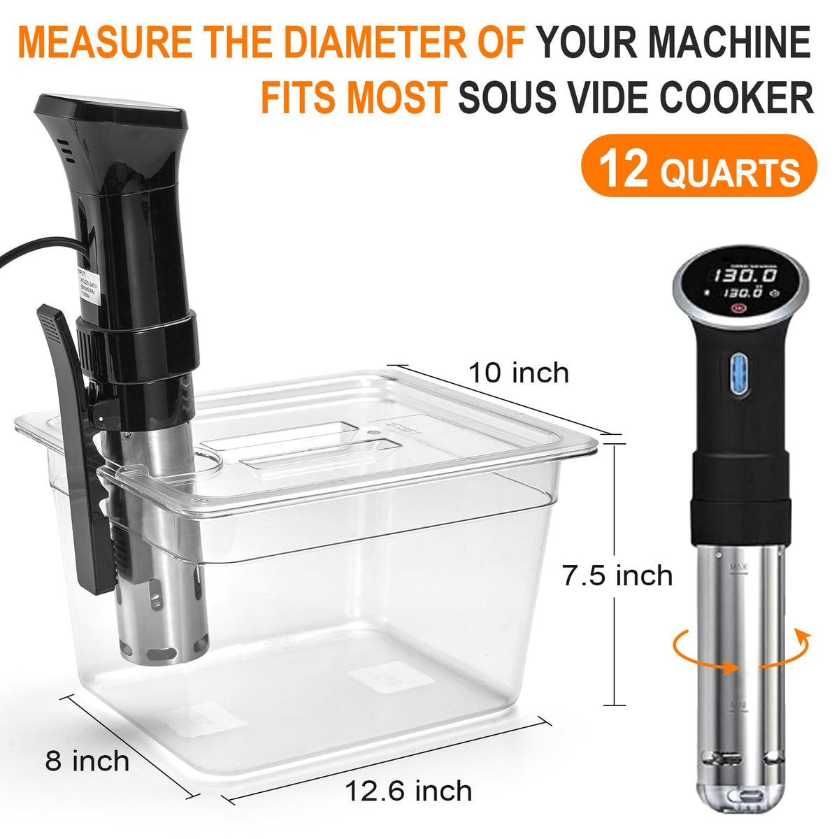 HOMENOTE container reduces evaporation for consistent cooking