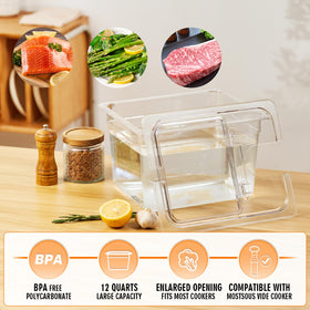 HOMEMOTE built-in water level scale aids precise measurement