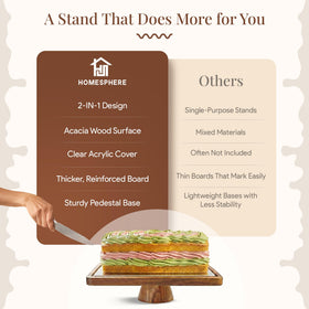 HOMESPHERE centerpiece for birthdays and holidays on a dining table