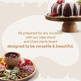 Homesphere dust-proof lid seals freshness for baked treats.