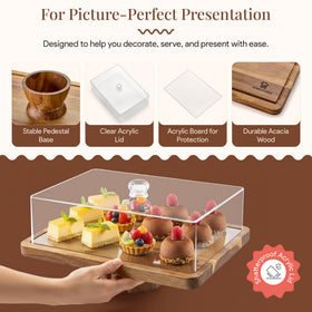 HOMESPHERE flipped-over charcuterie board for entertaining meals