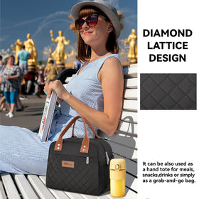 HOMESPON nylon handles with rivets for durable carrying comfort.