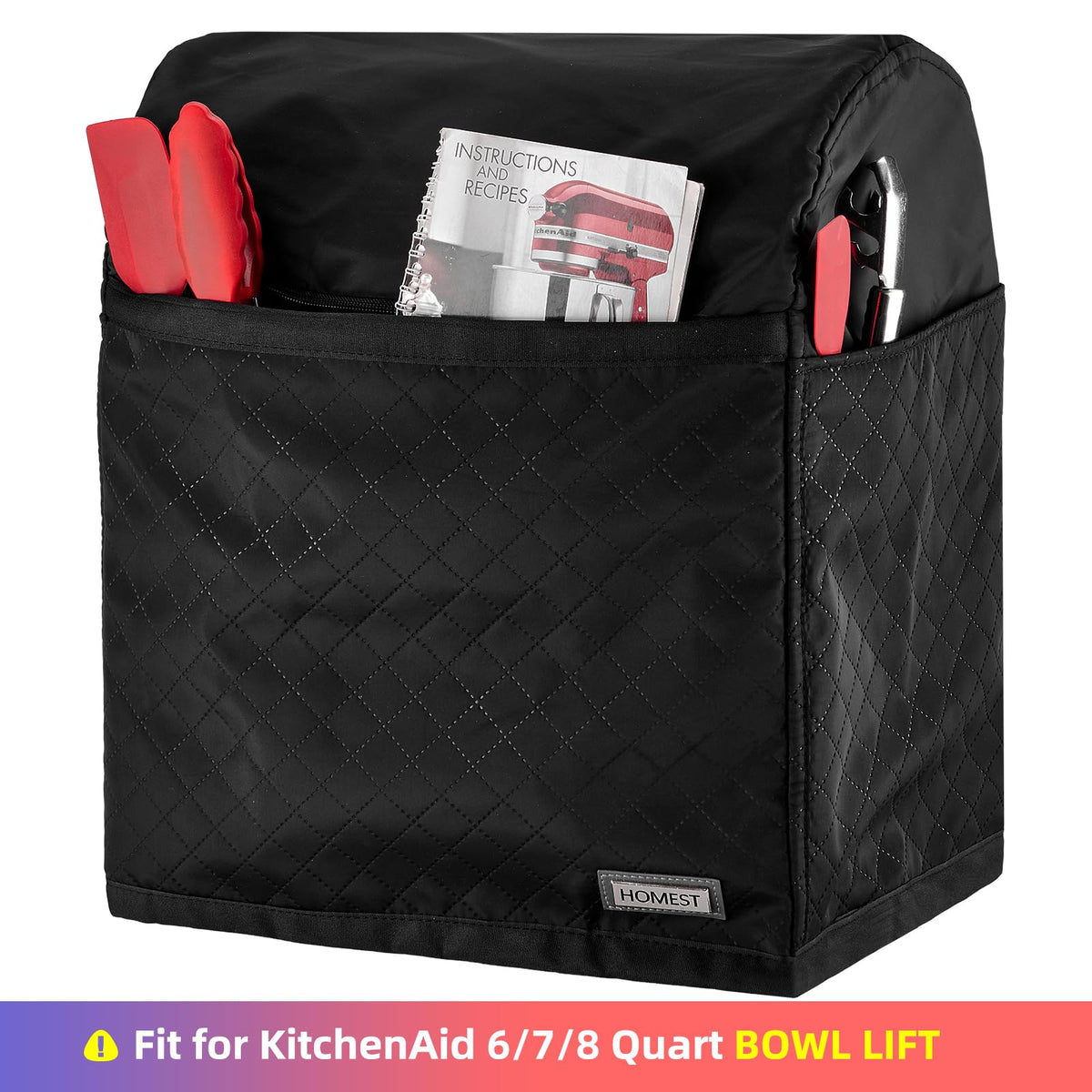 HOMEST padded quilted fabric preserves shape and durability of the cover.