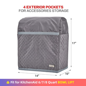 HOMEST dust cover folds compactly for easy storage when not in use