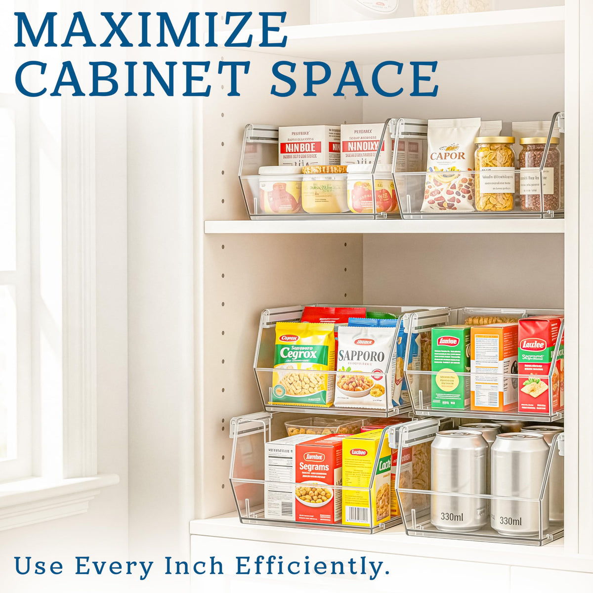 HOMESTEAD fully assembled storage solution ready to use right away.