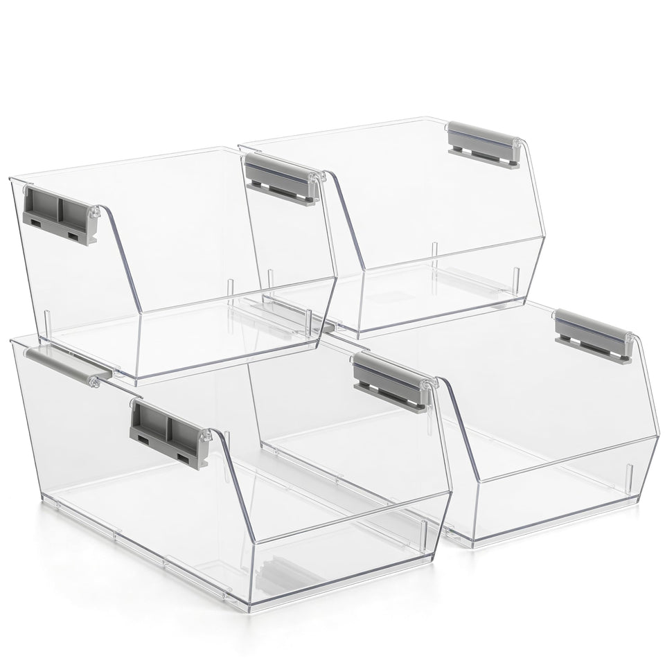 HOMESTEAD large front-view storage bin for easy pantry access.