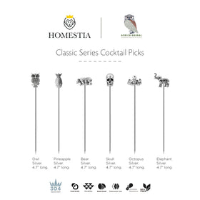 Homestia 6-piece set for home bars and entertaining
