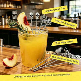 Homestia versatile garnish picks for Bloody Mary, fruit, or charcuterie
