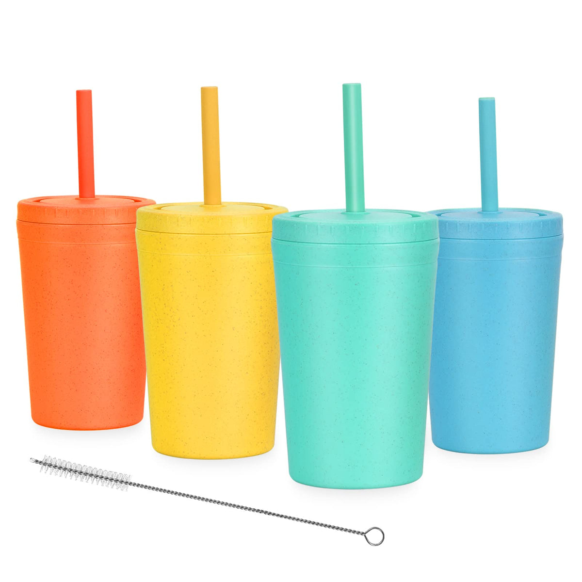 Homestockplus 10oz cup with lid, easy grip for kids and spill-safe sipping
