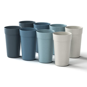 Homestockplus 20oz tumbler set 8-pack for family meals and gatherings.