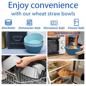 Homestockplus dishwasher-safe bowls make cleanup quick after meals.