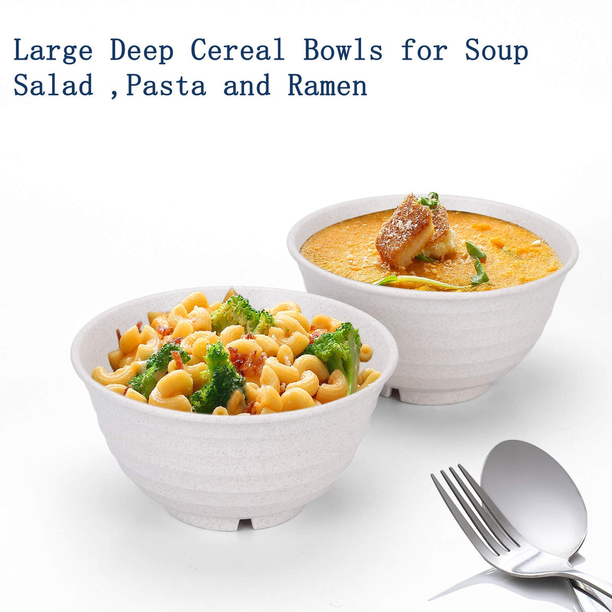 Homestockplus dishwasher-safe bowls are easy to clean after meals.