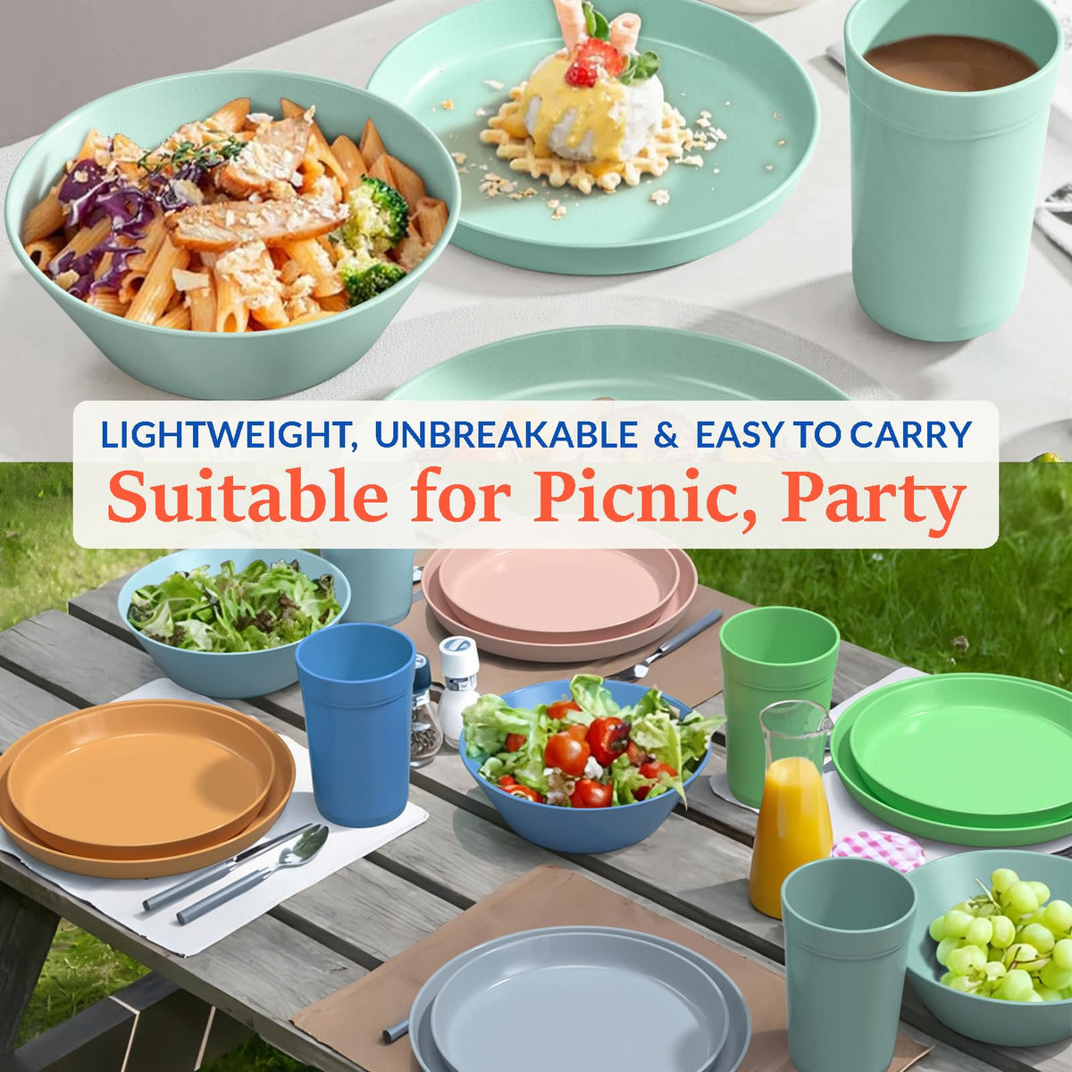 Homestockplus kid-friendly durable bowls suitable for busy mornings.