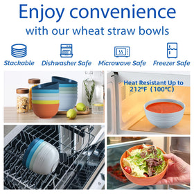 Homestockplus lightweight and durable bowls for busy daily use